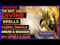 PF WOTR EE - Updated BEST DIVINE SPELLS Guide LEVEL BY LEVEL