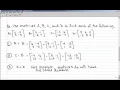 3-5 Operations with Matrices