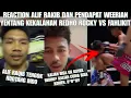 Download Lagu REACTION ALIF RAKIB DAN PENDAPAT WEERIAN TENTANG KEKALAHAN REDHO ROCKY VS  FAHLIKIT