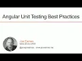 AngularNYC - Angular Unit Testing Best Practices