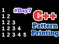 Pattern Printing in C Program c program to print pattern for pyramid number pattern