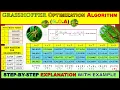 Learn Grasshopper Optimization Algorithm G O A STEP-BY-STEP with Numerical Example xRay Pixy