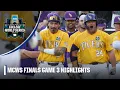 Men s College World Series Finals Game 3 LSU Tigers vs Florida Gators Full Game Highlights