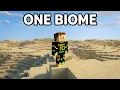 How To Make A SINGLE BIOME WORLD In Minecraft