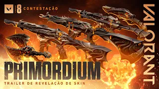 SEJA A CALAMIDADE // Trailer de Revelação de Skin Primordium – VALORANT