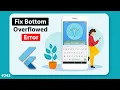 Flutter Tutorial - Fix Bottom Overflowed By Pixels When Keyboard Appears