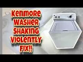 How to Fix Kenmore Washer OFF Balance Shakes Violently Banging on Sides Model 110 20022013