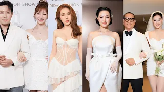 Tran Thanh - Hari Won Midu Tam Trieu Dang Thuy Tien cung loat sao do bo show cuoi cua Do Long