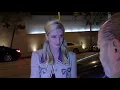 Nikki Hilton Rothschild talks about McDonalds McRib outside Craigs Restaurant in West Hollywood