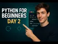 Python for Beginners - Day 2 Masterclass Master Control Statements Loops with Real-World Examples