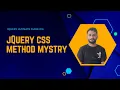 jQuery CSS Method Tutorial Adding Style to Elements The Ultimate Guide Part 16