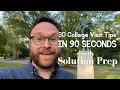 30 Self-Guided College Visit Tips in 90 Seconds