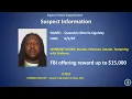 FBI Offering up to 15 000 reward for arrest of Quandric Morris-Ogelsby