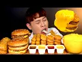 ASMR 꾸덕꾸덕 치즈버거 🍔 빅맥 치즈스틱 애플파이 맥너겟 먹방~!! McDonald’s Big Mac Cheese Burger 🍔 McNuggets MuKBang~!!