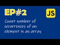 JavaScript count number of occurrences in an array