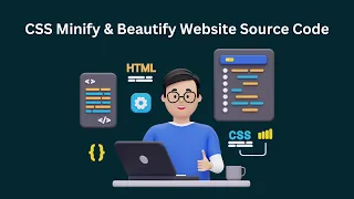 CSS Minify website using Html CSS JavaScript - How to Minify Html CSS Js file Improve Page Speed