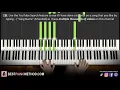 How To Play - Reflections by Toshifumi Hinata (Piano Tutorial Lesson)