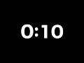 10 Seconds Timer Countdown With Sound Effects 4K No Copyright
