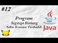 Ayo Belajar Java 12 Segitiga Bintang Siku Kanan Terbalik