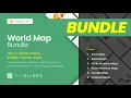 Best World Map Bundle Google Slides Template Theme