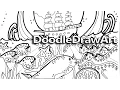 Doodle Coloring Page Ocean Doodle Doodle Draw Art - with Printable Coloring Page