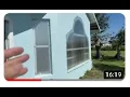 DIY installation of Lowe s clear hurricane shutters