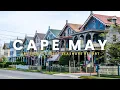 Cape May USA America s Oldest Seashore Resort City Victorian-era Houses Walking Tour 4K CC