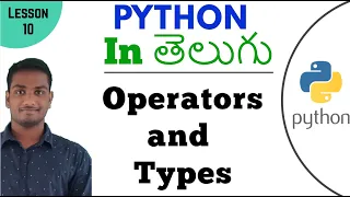 Operators in python in Telugu Learn Python in Telugu Lesson - 10