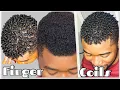 HOW TO DREAD ON AFRO SHORT HAIR INSTANT DREADLOCKS Finger coils Loc journey