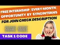 Snake Game Using Java Syncinterns Internship Code Task 1 Java Development Internship Code