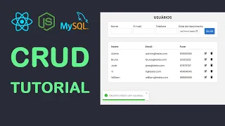 Full Stack CRUD with Node React MySQL