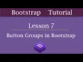 Bootstrap Button Groups