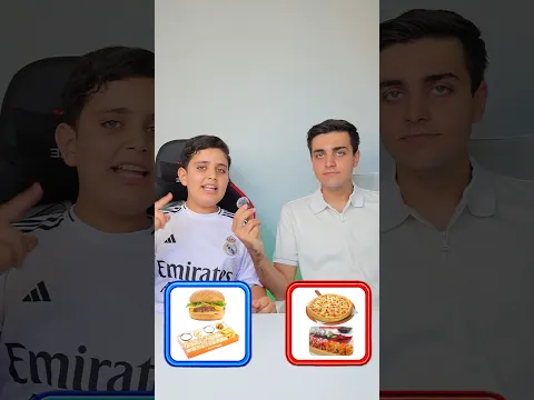 تحدي المزاد 100$💵 برجر بيتزا 🔥