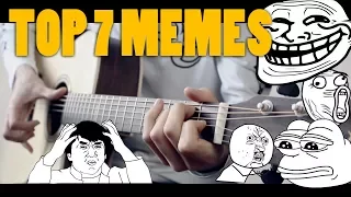 Download TOP 7 MEME SONGS ON GUITAR MP3