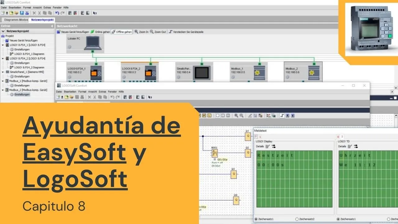 ⚡ PLC Manejo de señales analogicas en LogoSoft 8