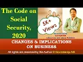 The Code on Social Security 2020 Changes Implications on Business