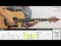 Mariposa - Peach Tree Rascals | Fingerstyle Guitar | TAB + Chords + Lyrics