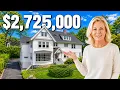 Westchester NY Luxury Home Tour Stately Pelham Modern Colonial Estate