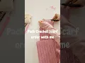 Lagu Pack Crochet Scarf order with me 🎀