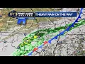 Tracking widespread rain chances this week