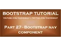 Bootstrap nav component