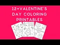 Valentine s Day Printables Coloring Pages and Printables