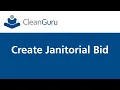 CleanGuru - Create Janitorial Bid