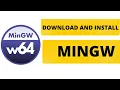 How to install MinGW on Windows - MinGW GNU Compiler for C C Programming 2022