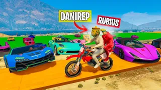 CORRE O TE ATROPELLO EN MOTO PERO ME ENCUENTRO A RUBIUS! - GTA 5 ONLINE