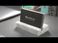 MaxGear Business Card Holder for Desk Marble Business Card Display