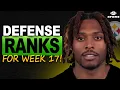 Week 17 DST Fantasy Football Rankings Top-12