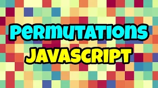 Permutations JavaScript