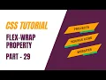 flex wrap property css tutorial display flex system hindi part - 29