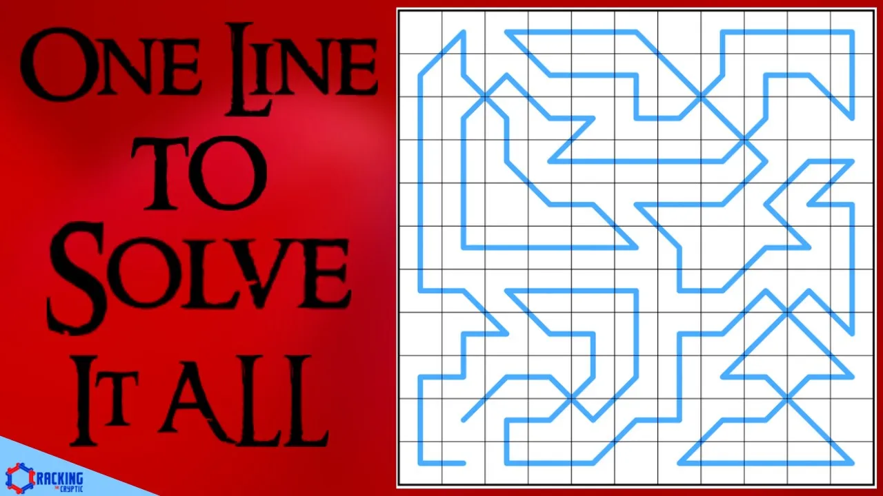 A Sudoku Whose ONLY Clue Is A Single Line???